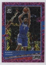 2020-21 Panini Donruss Optic Pink Velocity Prizm 75/79 Kawhi Leonard #125 09br