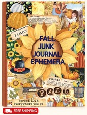 FALL JUNK JOURNAL EPHEMERA: A Collection of Vintage Fall Ephemera to Cut Out