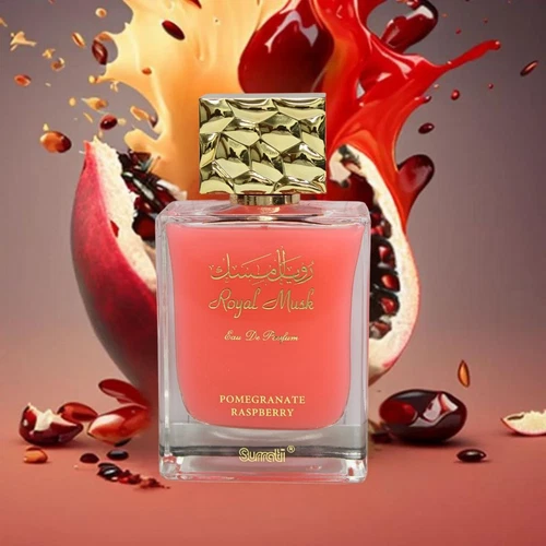 Royal Musk Pomegranate Raspberry EDP 3.4oz/100ml by SURRATI, Exotic Fragrance ! - Picture 3 of 3