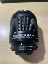 Nikon Af Nikkor 80-200mm 1:4.5-5.6D Lens Great Condition