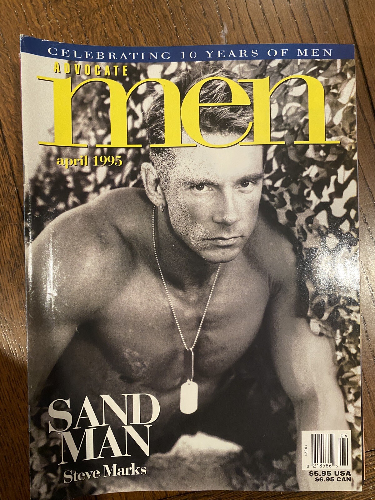 Advocate Men April 1995 Gay Magazine, Hunk Muscular Male Models, Collector's