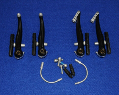 1 Set Promax Fahrrad V-Brake Bremskörper Bremsen schwarz Felgenbremse #60