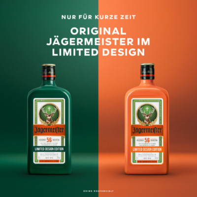 Jägermeister Design Edition Set - Herbal Green + Culture Orange - je 0,7l 35% V