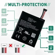 New Replacement Battery S2 For Ring Video Doorbell 2nd Gen (6 Pin Version ONLY)