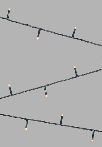 John Lewis Christmas Outdoor Solar String Line Lights 100 Warm White LED 11.9m - Picture 2 of 4