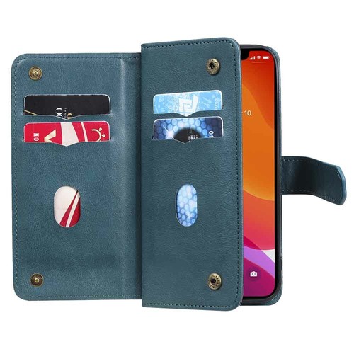 For iPhone 16 15 14 13 12 11 XR SE 7 8 Plus Wallet Card Stand Leather Case Cover - Picture 58 of 73