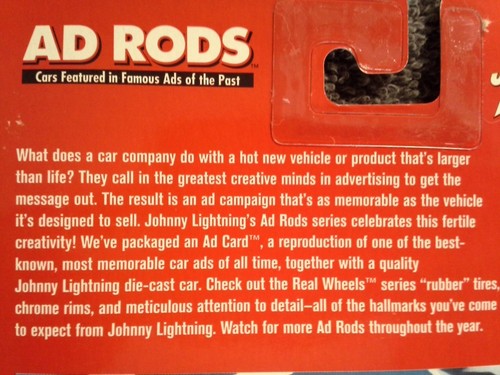 Johnny Lightning AD RODS Lot 5 MOC S2 cars Camero RS GTO Mustang Road Runner - Picture 8 of 9