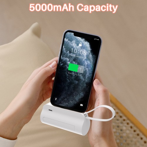 5000mAh Mini Power Bank Chargeur Rapide Portable Batterie Externe Tout Téléphone Type-C - Photo 3 sur 19