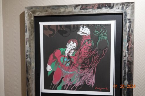 Andy Warhol lithograph 50x50cm, limited, wet & embossed stamp, signed. - Picture 1 of 4