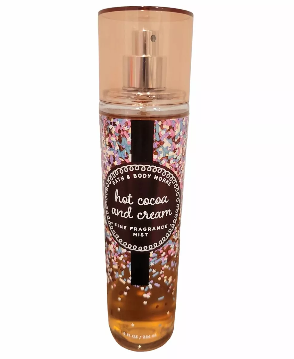 Hot cocoa and cream bath and body works mist sale