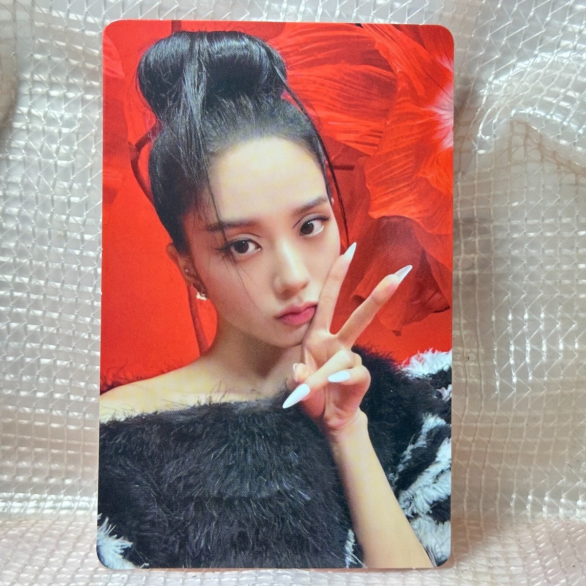 BlackPink Jisoo Official Photocard 1st Single Album Me Yg Ent Kpop