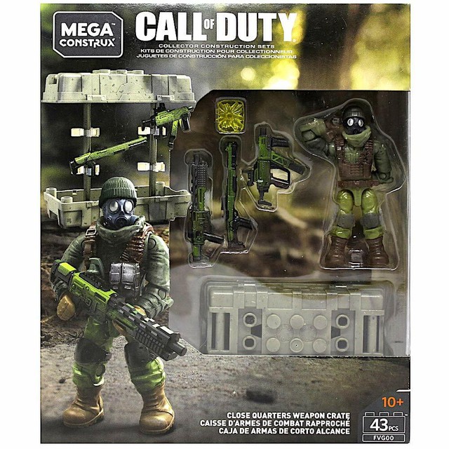 MEGA CALL OF DUTY WEAPON CRATE FIGURE & WEAPONS SETS FIREBREAK DESERT TACTICS for sale online