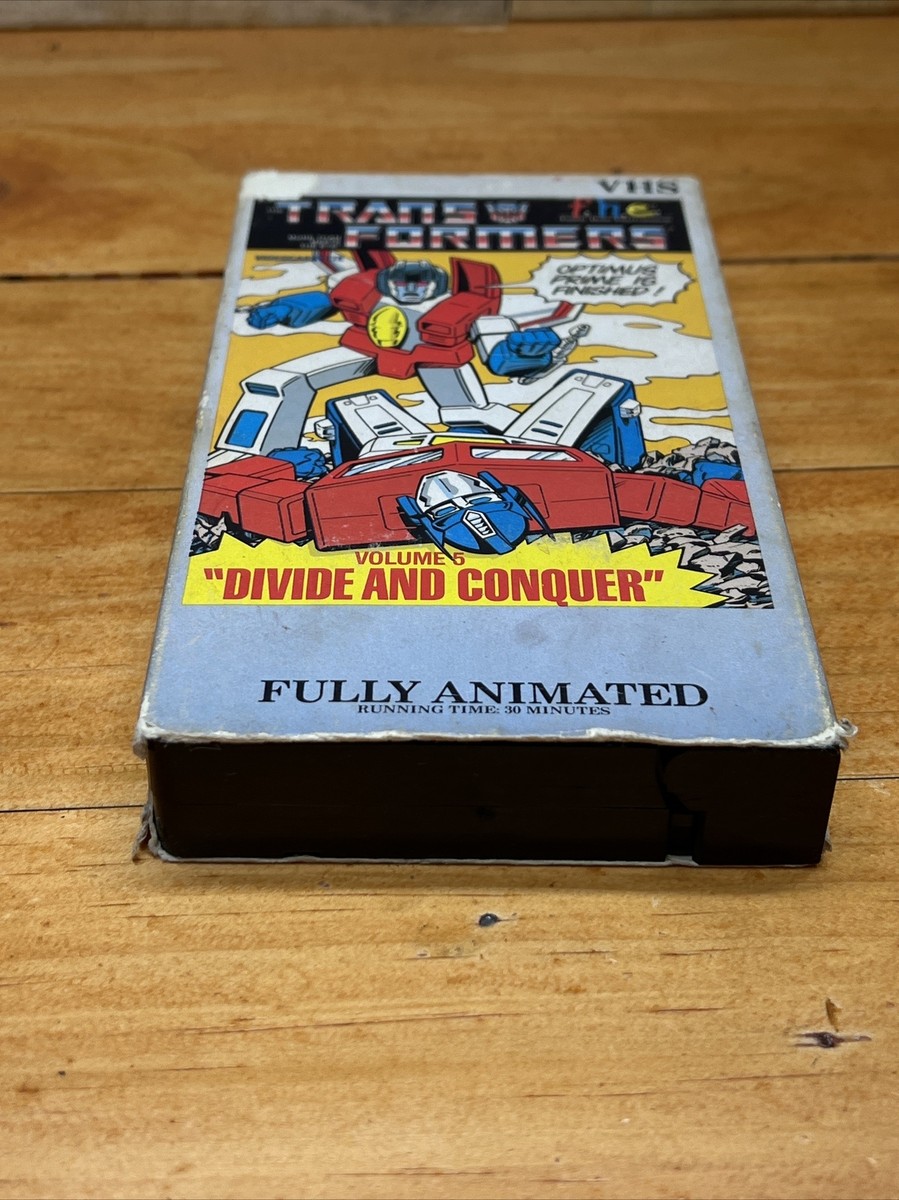The Transformers Volume 5: “Divide and Conquer” (VHS, 1985