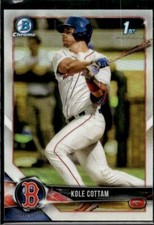 2018 Bowman Draft #BDC-69 Kole Cottam Chrome Refractors