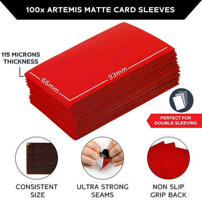 quiver card sleeves Quiver Artemis 300 Standard Black Card Sleeves