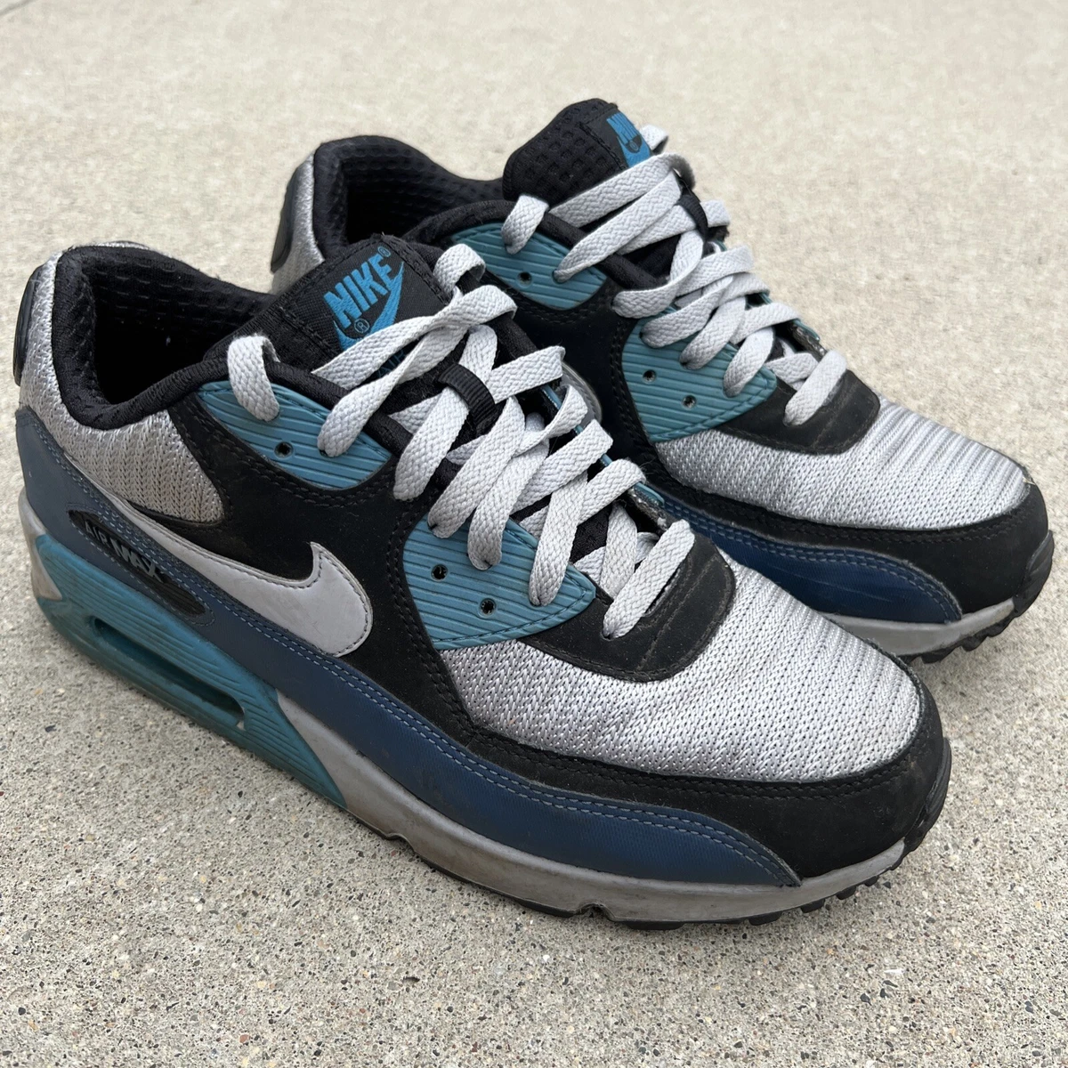 NIKE Air Max 90 Essential Squadron Blue Wolf Grey 537384