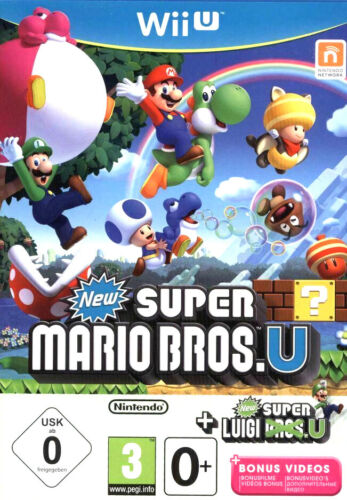 man Astrolabium Ciro Nintendo Wiiu Game New Super Mario Bros.U + Luigi U (Boxed )( Pal)  45496332167 | eBay