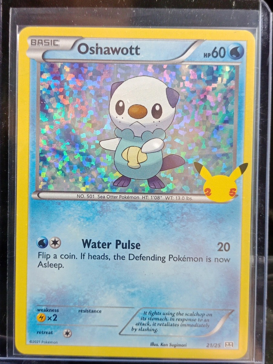 oshawott pokemon card value mcdonald's Snivy Tepig - 25th Anniversary Exclusive Promo Lot - 3 Set Listed cards may have imperfections. Pokemon Card * OSHAWOTT 21/25
