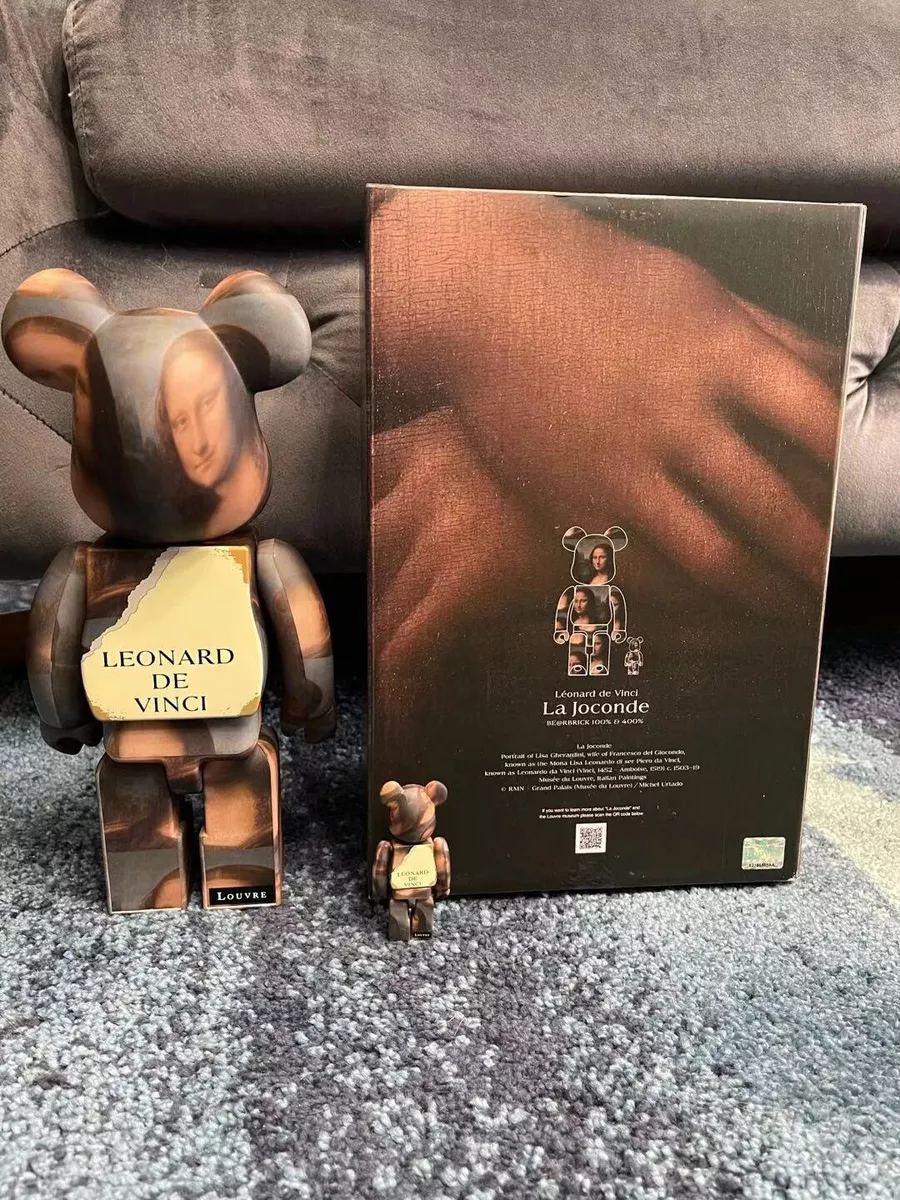 Bearbrick 2021 LEONARD DE VINCI Mona Lisa 100% 400% (100