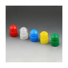 Globe Scientific 116152B Polyethylene Flange Plug Cap for Test Tubes, 16mm Si...