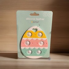 Pearhead Silicone Baby Teether Sensory Popper NEW