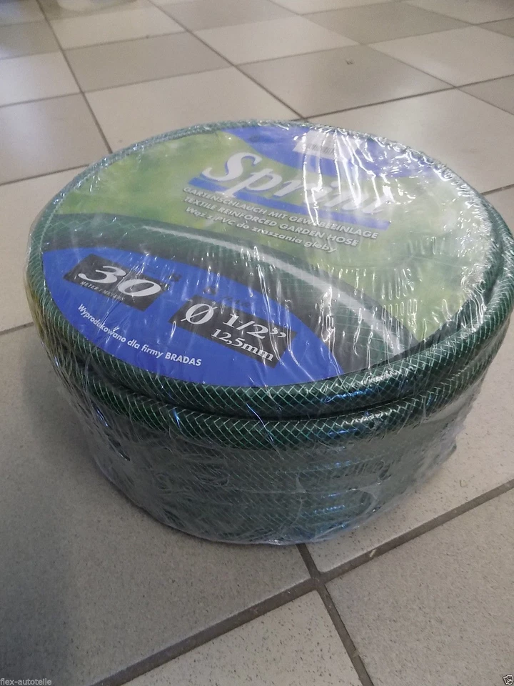 Bradas garden hose 30m 1/2" 12.5mm 灌溉软管内层织物 绿色 — 第 2/2 张图片