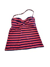 Mossimo Swimsuit Top Tankini Women s Striped Pattern Small
