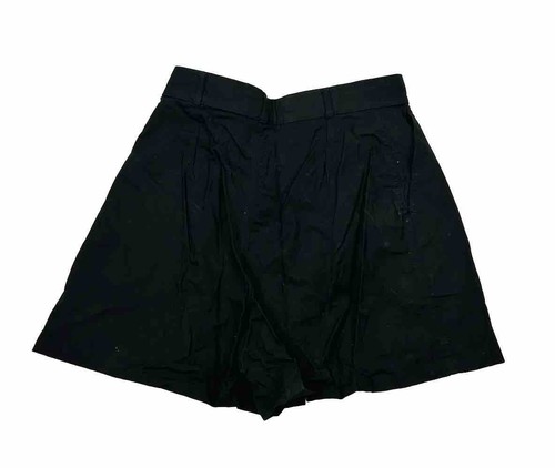 Vintage 80s Calvin Klein Womens 9/10 Cotton Pleated High Rise Cuffed Shorts USA - Picture 4 of 7