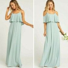 Show Me Your Mumu Caitlin Ruffle Maxi Dress Size M