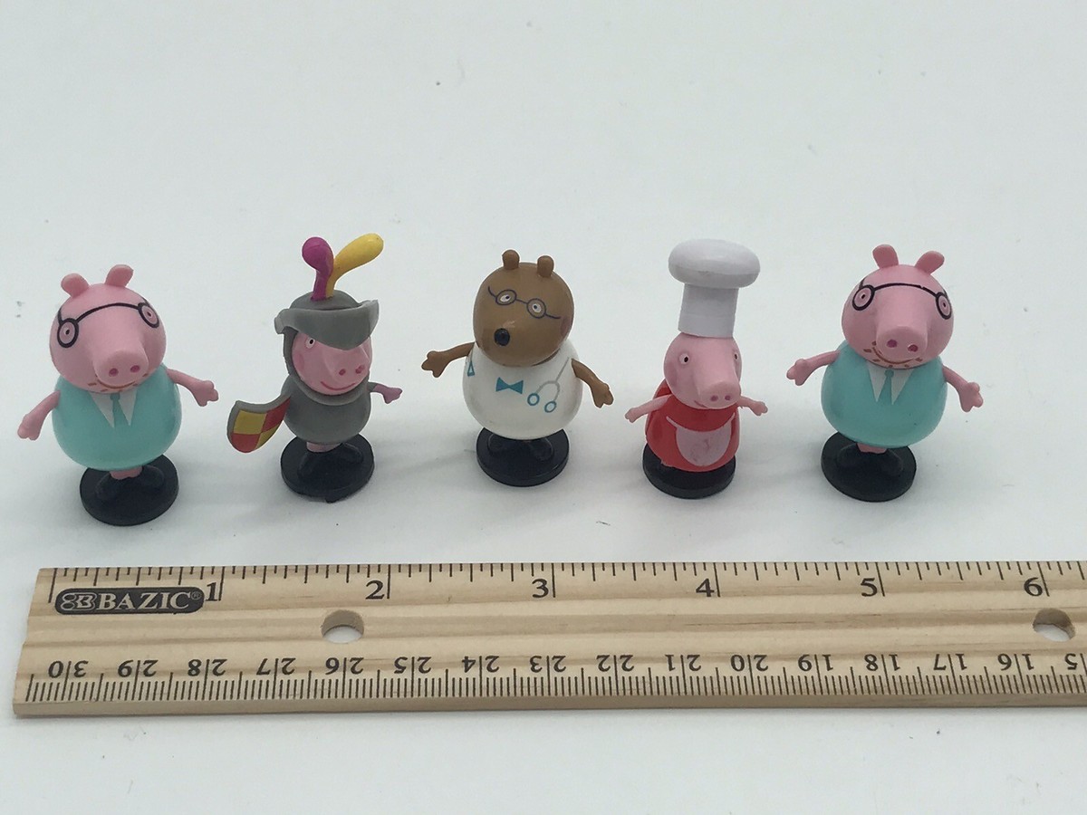 Peppa Pig 2018 ABD Ltd Figures Mini Set Of 4 (1 Duplicate