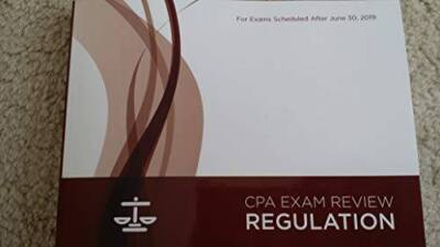 Becker CPA REGULATION For Exam Scheduled After June30, 2019 V 34 - ACCEPTABLE
