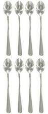 Ice Tea Spoons - 8 pc Set - Stainless Steel - New