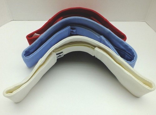 adidas Originals Sun Visor Hat Script Cap One Size Adjustable New w tags - Picture 3 of 15