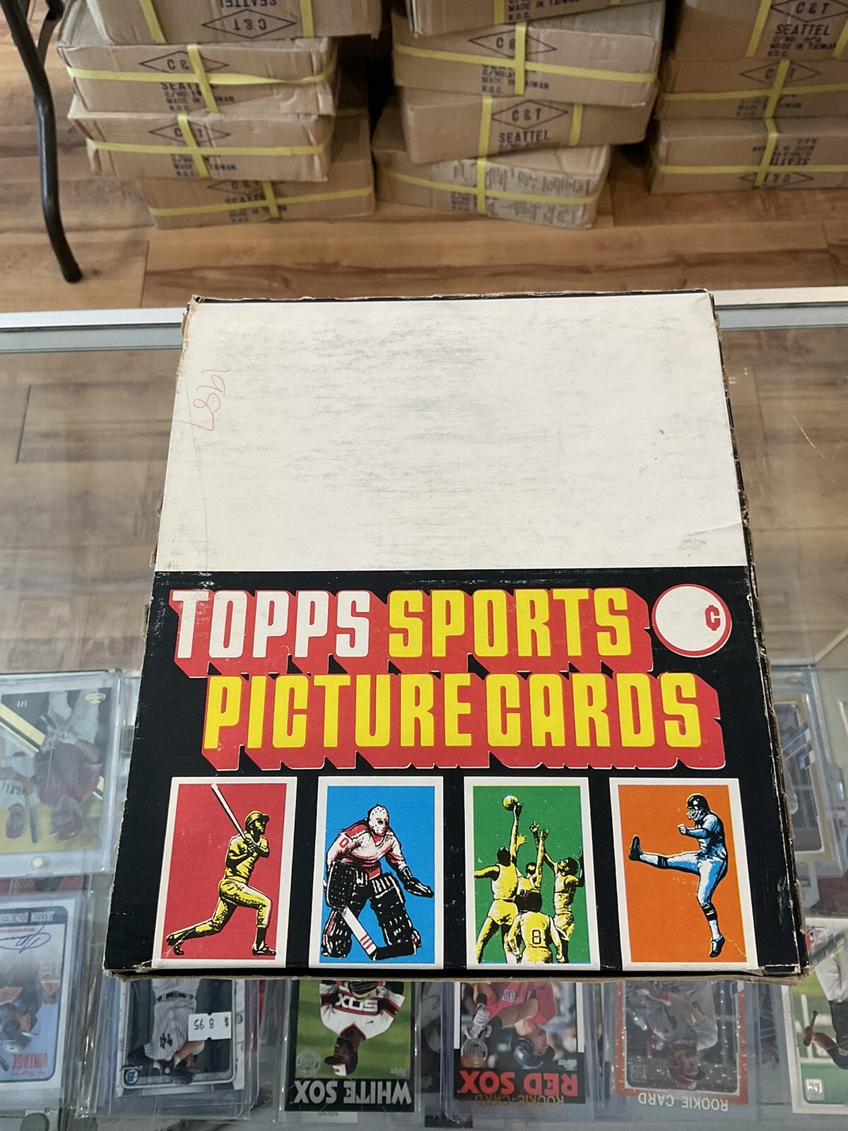 1987 Topps Baseball Complete Rack Box - 24 Sealed Packs - Clean Box | eBay