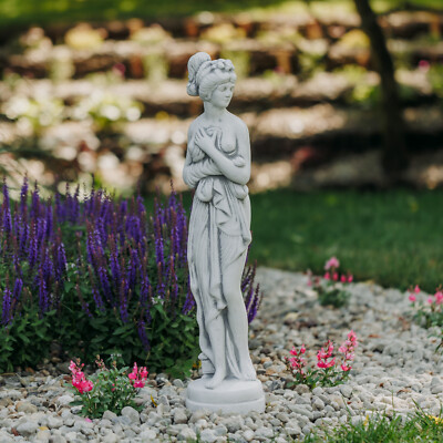 Pandora auf Sockel Venus Raumdeko Steinfigur 73 cm 13 kg Beton frostsicher
