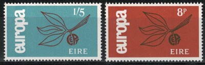 1965 IRLAND EUROPA CEPT ZWEIG MIT 3 BLÄTTERN C.E.P.T. 2 V. MNH MF67136