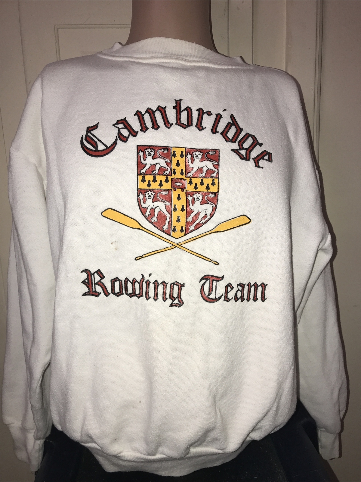 Vintage Cambridge Collegiate Rowing Team Sweater Gem