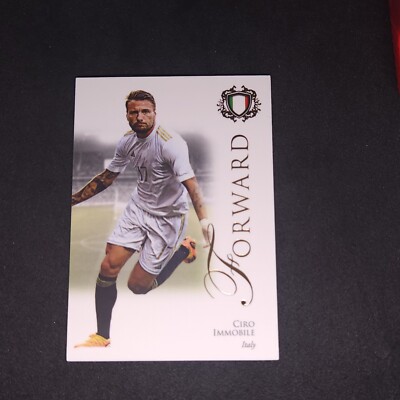 2023-24 Futera Unique World Football Ciro Immobile #070 Lazio Italy Dortmund