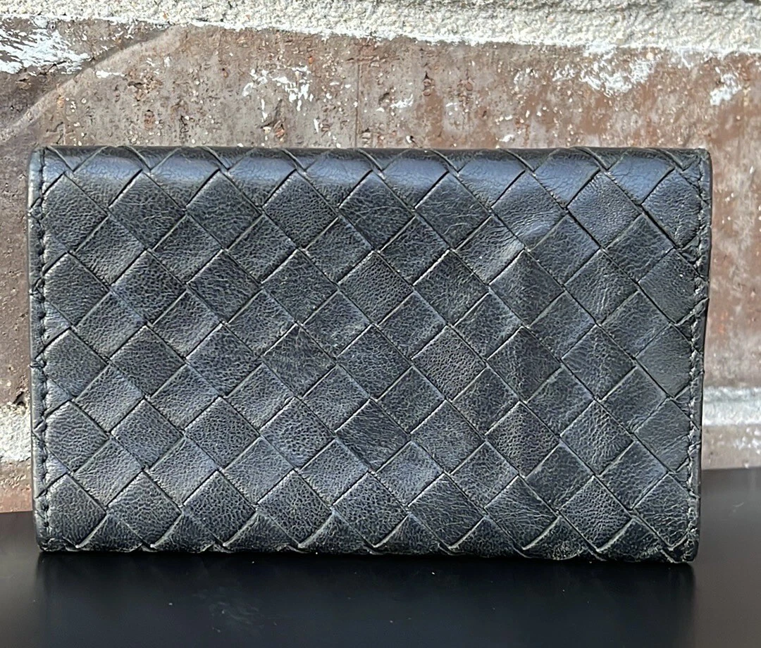 Portachiavi Bottega Veneta Nero 6 Pelle Nera