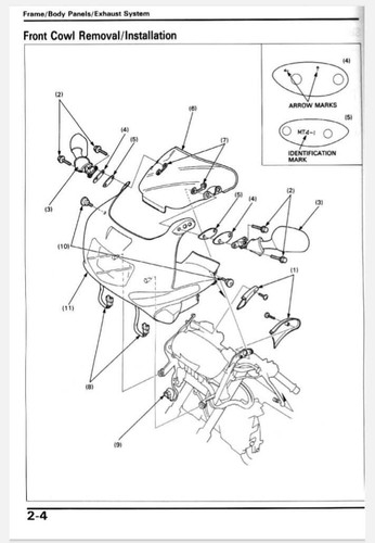 Honda CBR600F2 CBR 600 F2 1991 - 1994 Workshop Repair Service Manual | PDF File - Picture 4 of 10
