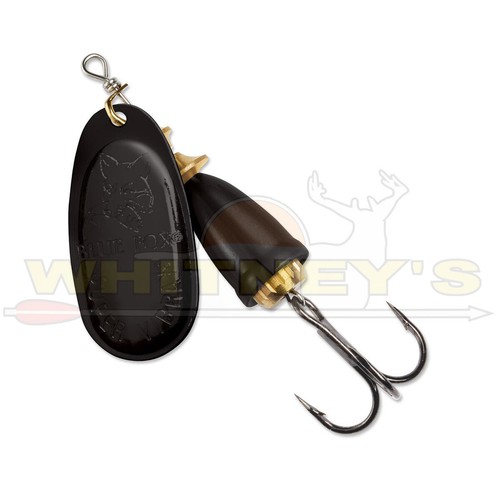 Rapala Classic Vibrax Fish Lure Painted Black Blade (Sz1) - 1/8oz. - Afbeelding 1 van 1