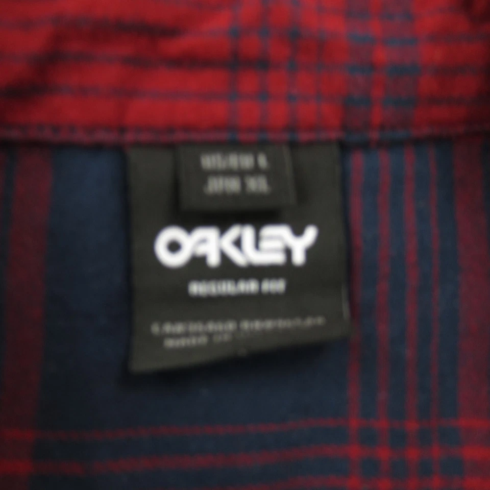 Oakley Jacket Womens Large Full Zip Long Sleeve Outdoors Plaid Shirt - Image 3 of 4