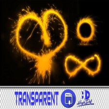 150 SPARKLERS TRANSPARENT PNG PHOTOSHOP OVERLAYS, ISOLATED SPARKLE PNG FILES