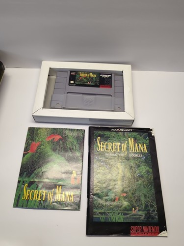 Secret of Mana Super Nintendo SNES Originalspiel KOMPLETTE CIB-KARTE authentisch SCHÖN - Bild 12 von 19