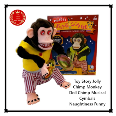 Toy Story Jolly Chimp Monkey Doll Chimp Musical Cymbals