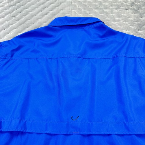 Jawbone Tackle Shirt Mens Large Blue Vented Fishing Button Short Sleeve Casual - Picture 8 of 12