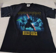Vintage Lee Sport Star Wars Episode 1 Jedi Vs Sith Adult Large T-shirt Pre-owned