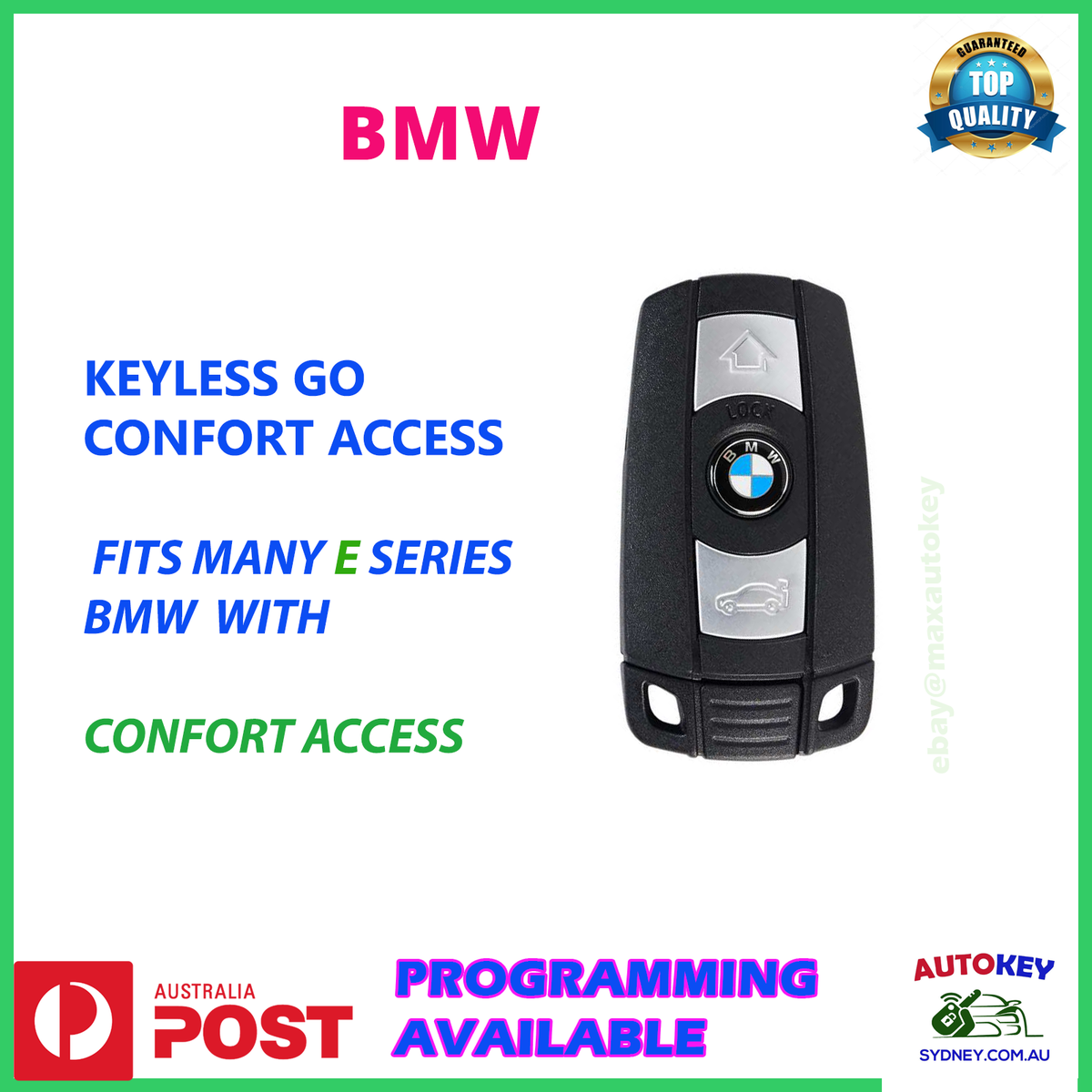 BMW CAS3+ Key Comfort Access E81 E82 E87 E88 E90 E91 E92 E93 E60 