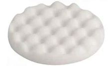 Fast Mover FMT6073 White Waffle Compounding Pad with Hook & Loop 150 X 25mm x5
