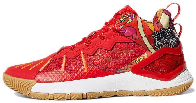 Adidas D Rose Son Of Chi 2 Crystal White Bright Red for sale | eBay